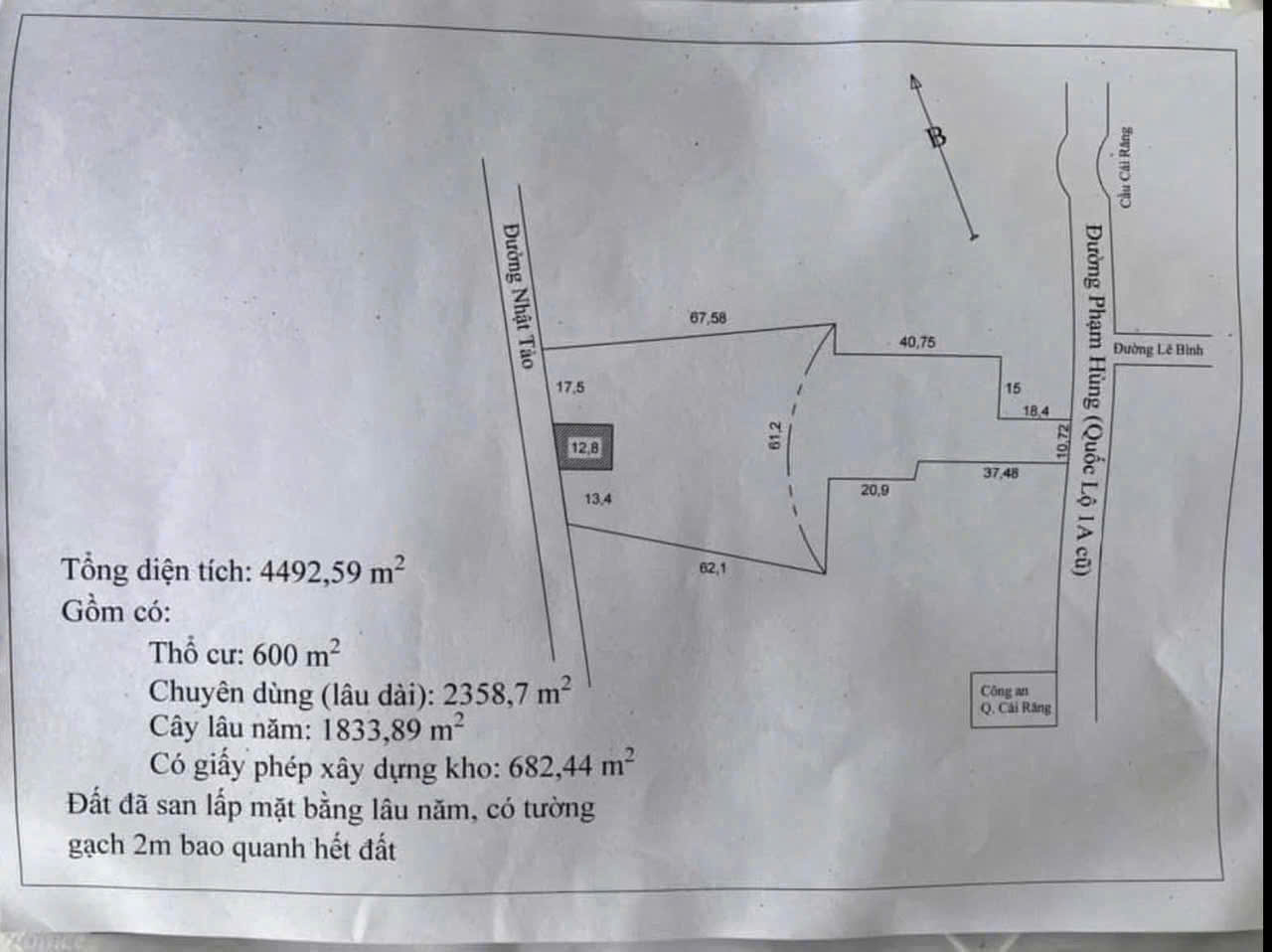 Cho thuê đất đẹp mặt tiền đường Phạm Hùng, Cái Răng, Cần Thơ - 90 triệu/tháng Cho thuê đất đẹp mặt tiền đường Phạm Hùng, Cái Răng, Cần Thơ - 90 triệu/tháng